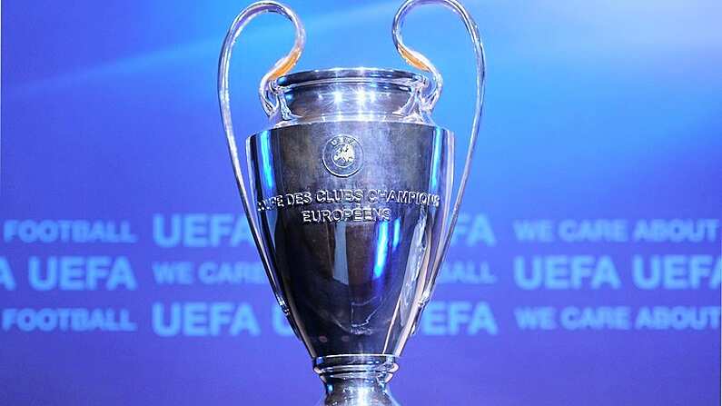 21 June 2010; A general view of the UEFA Champions League trophy. UEFA Champions League First and Second Qualifying Rounds Draw. UEFA Headquarters, Nyon, Switzerland. Picture credit: Stephen McCarthy / SPORTSFILE