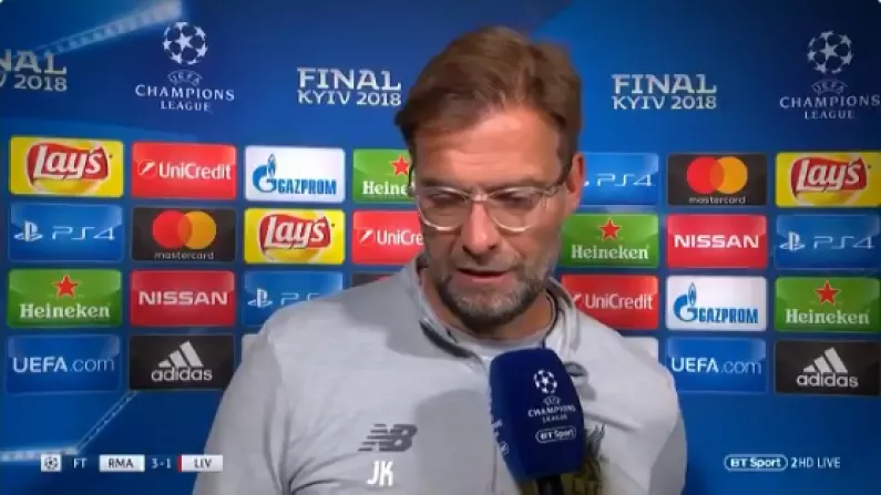 Jurgen Klopp: "It's A Shame In A Game Like This, After A Season Like This"