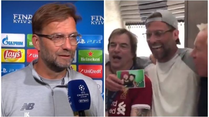 Watch: Jurgen Klopp Singing At Six In The Morning Is Absolute Gold