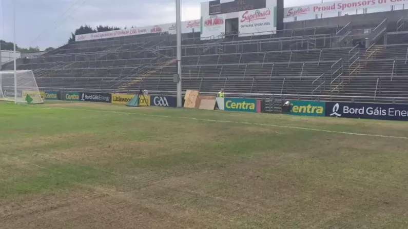 Ed Sheeran Really Left His Mark On The Pearse Stadium Pitch