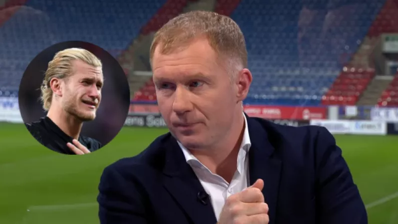 Paul Scholes Feels Karius' Tears Would Have Lead To 'A Load Of Stick'