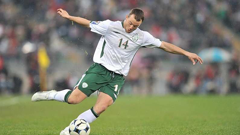 1 April 2009; Noel Hunt, Republic of Ireland. 2010 FIFA World Cup Qualifier, Italy v Republic of Ireland, San Nicola Stadium, Bari, Italy. Picture credit: David Maher / SPORTSFILE