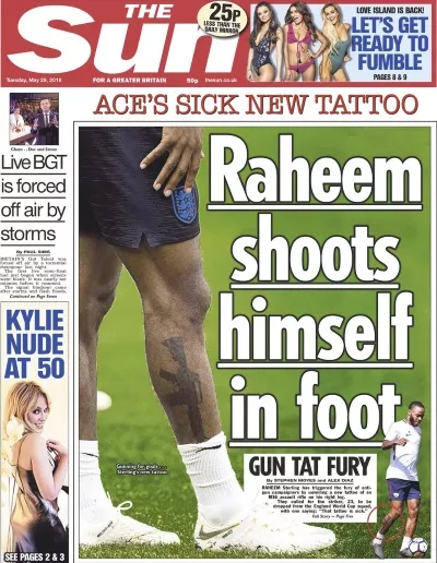 raheem starling the sun gun tattoo