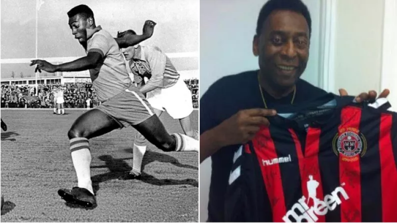 Balls Remembers - When Pele Played At Dalymount Park