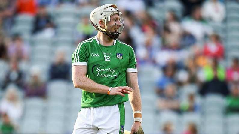 12 July 2017; Cian Lynch of Limerick during the Bord Gais Energy Munster GAA Hurling Under 21 Championship Semi-Final match between Limerick and Clare at the Gaelic Grounds in Limerick. Photo by Brendan Moran/Sportsfile