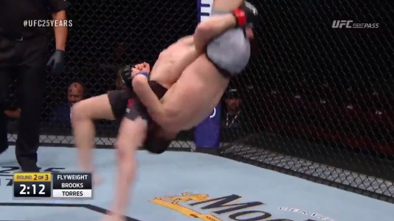 Watch: 'Self-Slam' UFC Fighter Knocks Himself Out With Body Slam