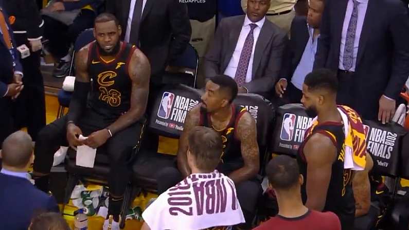 Watch: New Footage Shows Lebron James Rage At Team-Mate's Costly Error