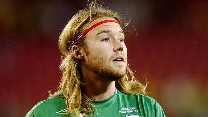 23 May 2007; Joe Lapira, Republic of Ireland, during the game. US Cup, Republic of Ireland v Ecuador, Giants Stadium, Meadowlands Sports Complex, New Jersey, USA. Picture credit: David Maher / SPORTSFILE