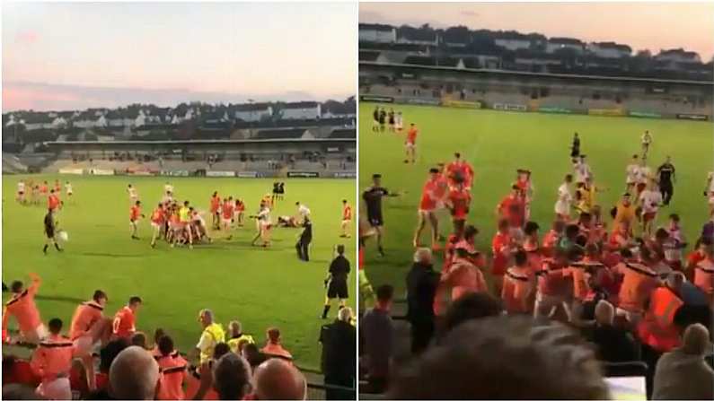 Watch: Shameful Scenes As Mass Brawl Mars Armagh/Tyrone Under-20 Clash