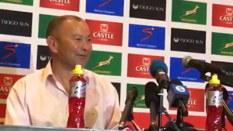 Eddie Jones Clashes With South African Fan In His Search For Red Wine