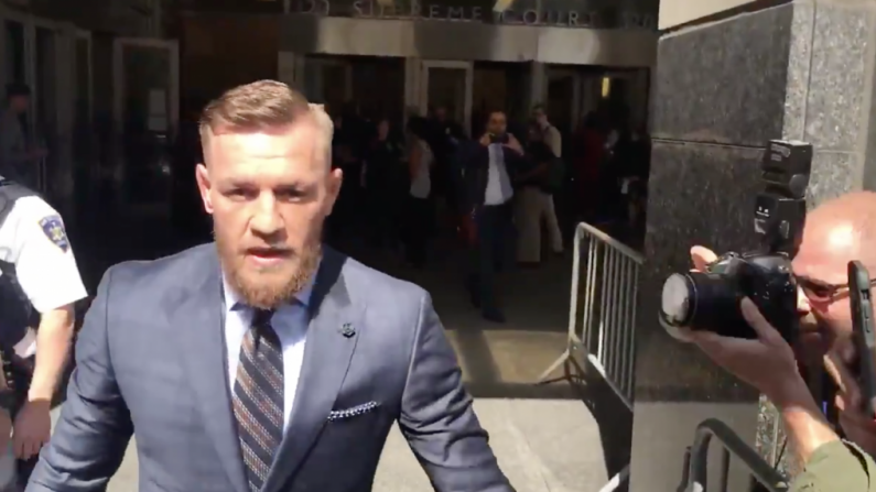 Conor McGregor Releases Statement Following Court Hearing