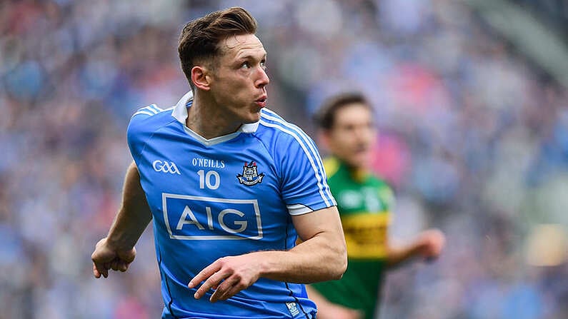 9 April 2017; Paul Flynn of Dublin during the Allianz Football League Division 1 Final between Dublin and Kerry at Croke Park in Dublin. Photo by Ramsey Cardy/Sportsfile