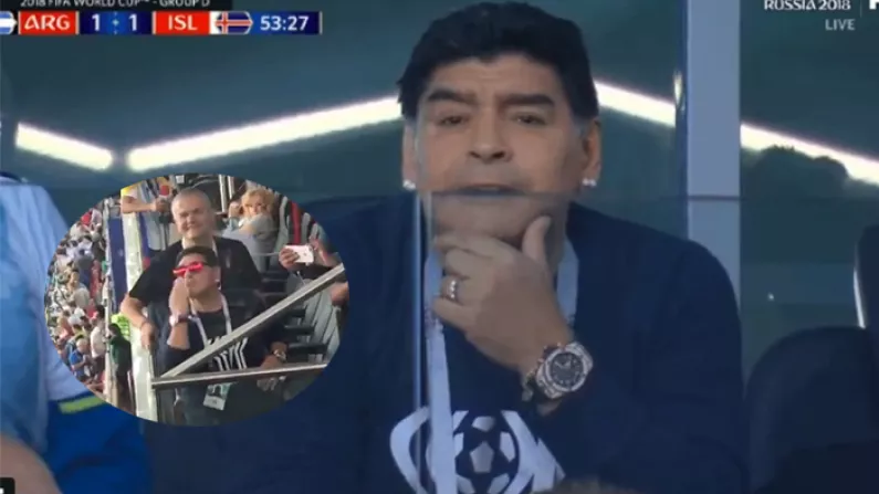 ITV Reporter Accuses Diego Maradona Of Racist Gesture At World Cup Game