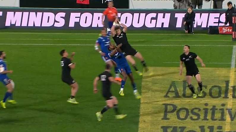 Watch: Crucial Red Card Costs France After Beauden Barrett Is Taken Out