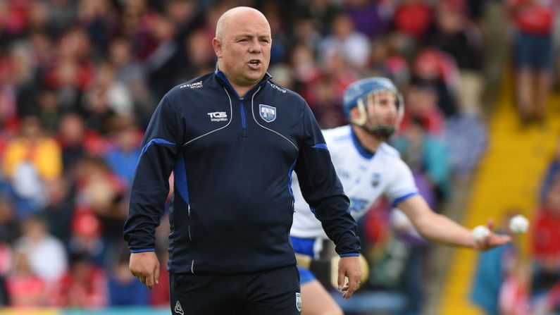 Derek McGrath Steps Down As Waterford Manager With Touching Statement