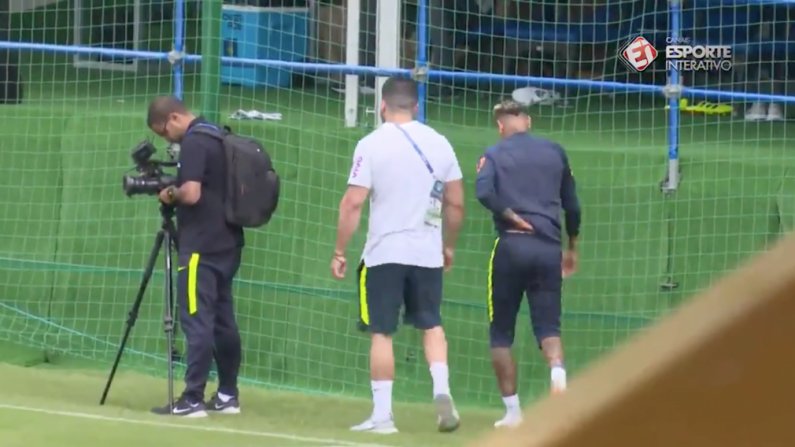 Another Neymar Injury Scare For Brazil As Forward Limps Out Of Training