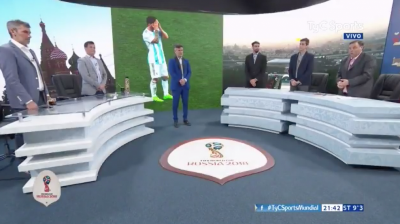 Argentinian TV Hold Minute's Silence Following World Cup Capitulation