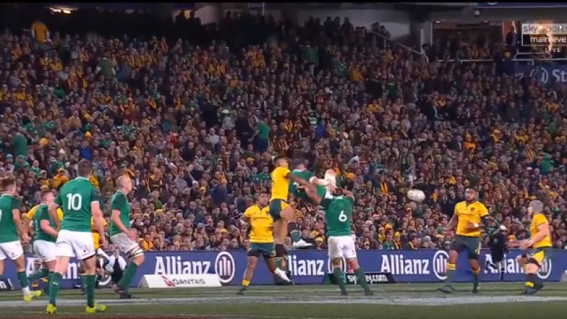 Watch: Was Israel Folau Lucky To Escape Red For Airborne Clash With Peter O'Mahony?