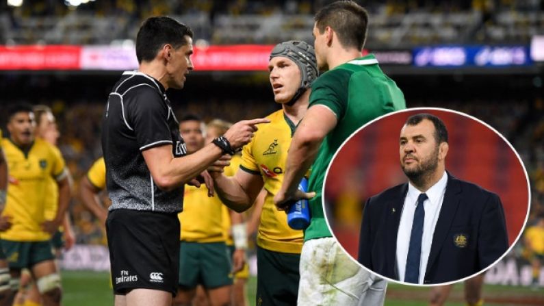 Michael Cheika Not Happy With Referee In Defeat To Ireland