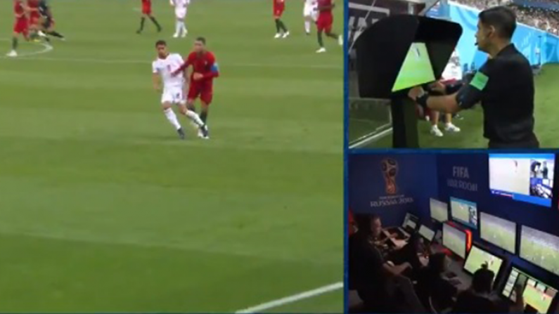 Watch: Ronaldo Misses Penalty And Avoids Red Card After VAR Review