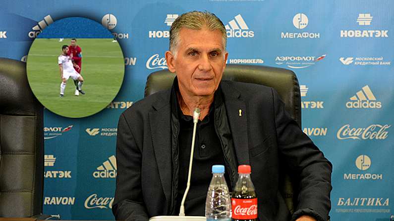 Carlos Queiroz Fumes At Referee's Use Of VAR In Ronaldo Elbow