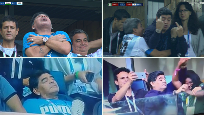 Argentina's Last Gasp Win Told Through The Medium Of Diego Maradona