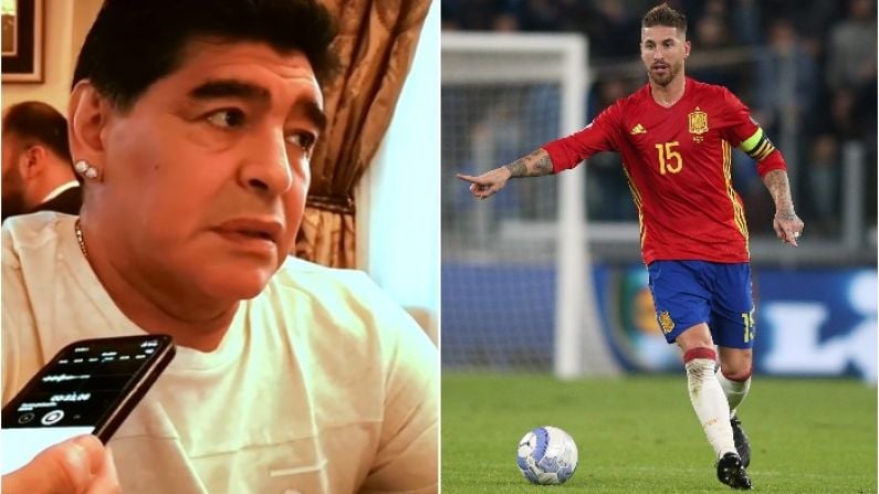 Diego Maradona Apologises To Sergio Ramos But Stands By His 'Crack' Claim