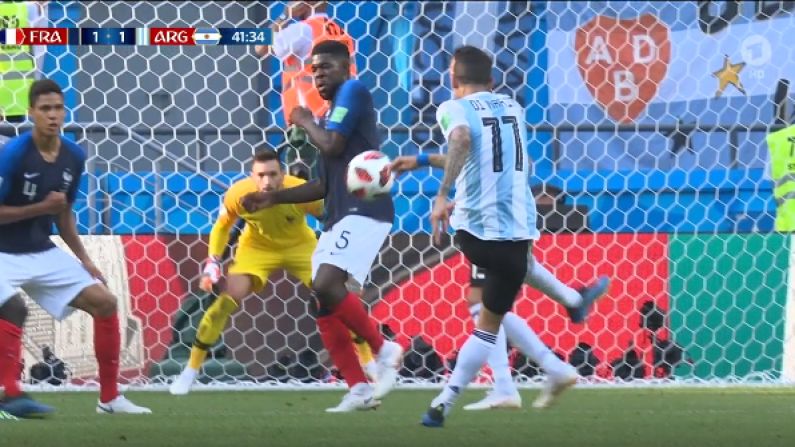 Watch: Angel Di Maria Launches Boom-Missile To Haul Argentina Level Against France