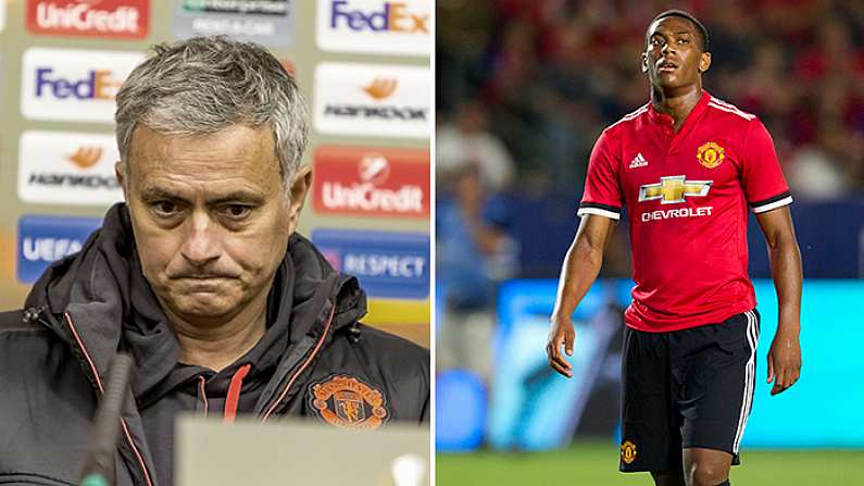 Anthony Martial Fined As Mourinho Casts Doubt On His Future At Man Utd