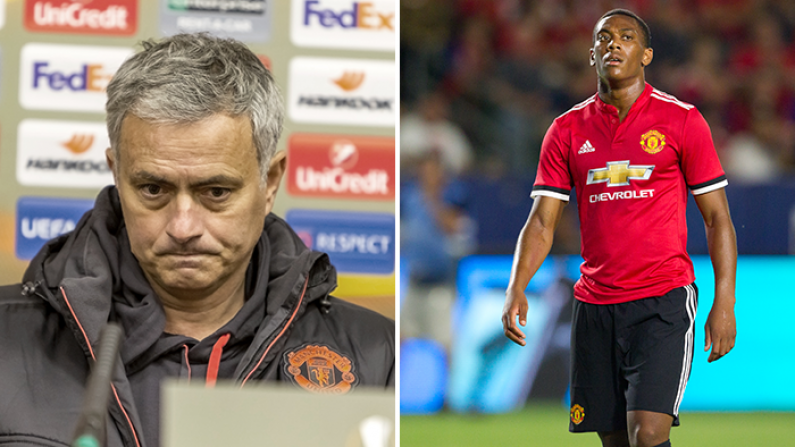 Anthony Martial Fined As Mourinho Casts Doubt On His Future At Man Utd
