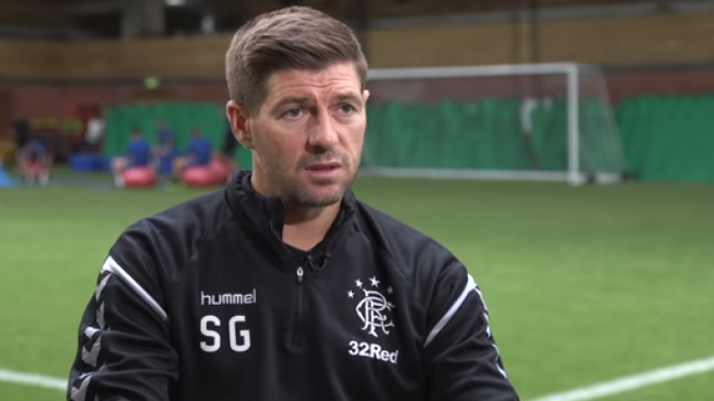 Steven Gerrard Brushes Off "Tiny Man" Claim From Opposing Player