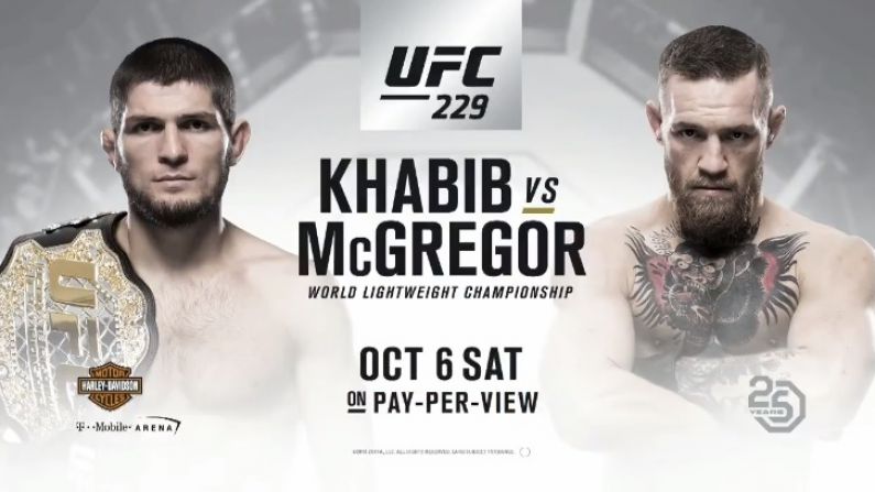 Breaking: UFC Announce Conor McGregor's Return Vs Khabib At UFC 229