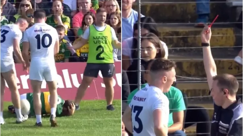 Controversial Kildare Red Card Changes The Game As Kerry Look To Save Their Championship