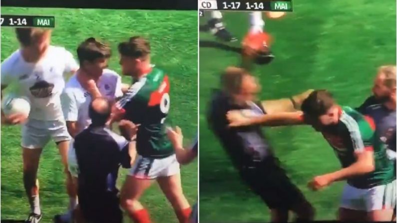 Red Card For Mayo In All-Ireland Final After Choke-Hold And Push On Ref