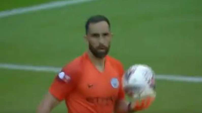 Watch: Claudio Bravo's Latest Clanger In Community Shield