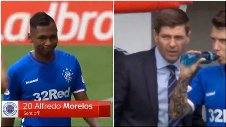 Steven Gerrard's First League Game Tainted By Ridiculous Red-Card