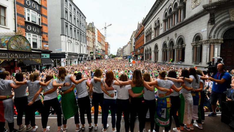 In Pictures: Ireland Hockey Team Given Rapturous Homecoming In Dublin