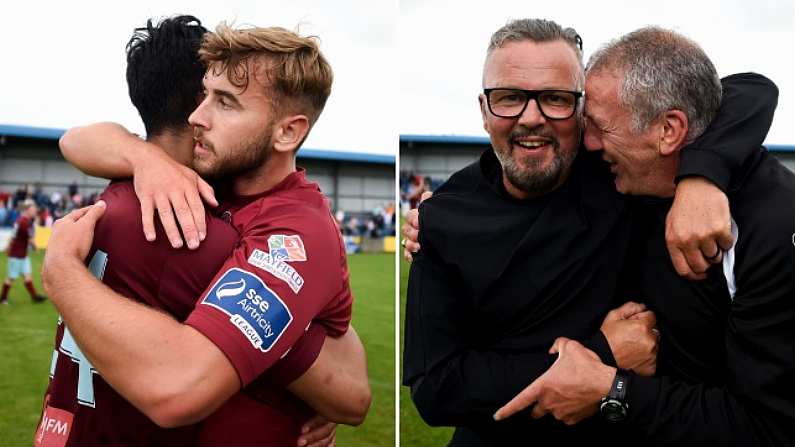 Great Scenes In Cobh As Ramblers Upset Dundalk For Spot In EA Sports Cup Final