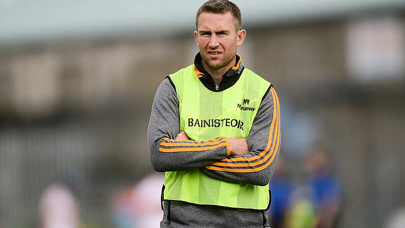 19 August 2017; Kilkenny manager Eddie Brennan before the Bord Gais Energy GAA Hurling All-Ireland U21 Championship Semi-Final match between Kilkenny and Derry at Semple Stadium in Tipperary. Photo by Piaras O Midheach/Sportsfile