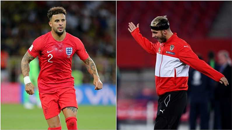 Arnautovic Overheard Goading Kyle Walker Over 'It's Coming Home'