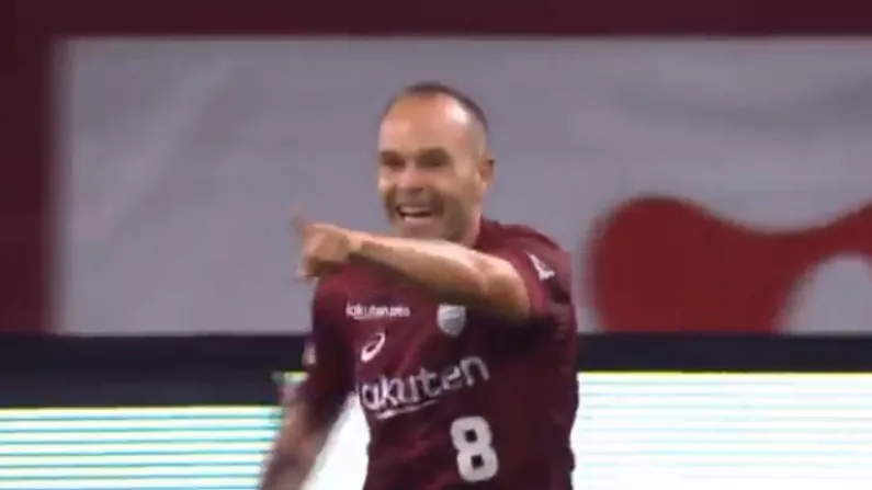 Iniesta’s First Goal In Japan Is As Magnificent As You'd Expect It To Be