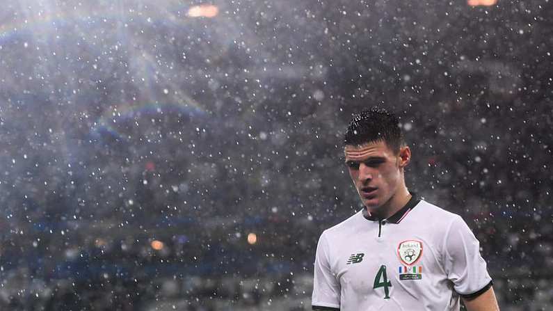 28 May 2018; Declan Rice of Republic of Ireland following the International Friendly match between France and Republic of Ireland at Stade de France in Paris, France. Photo by Stephen McCarthy/Sportsfile