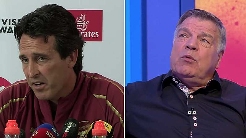 Big Sam Lays Into Unai Emery Over 'Stupid' Man City Tactics