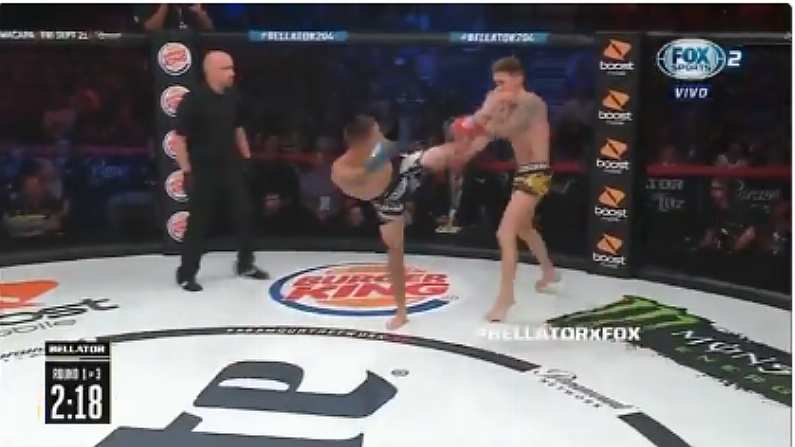 Watch: James Gallagher Suffers Brutal KO On Bellator Return