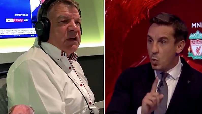 Big Sam Responds To Gary Neville Over Unai Emery Criticism