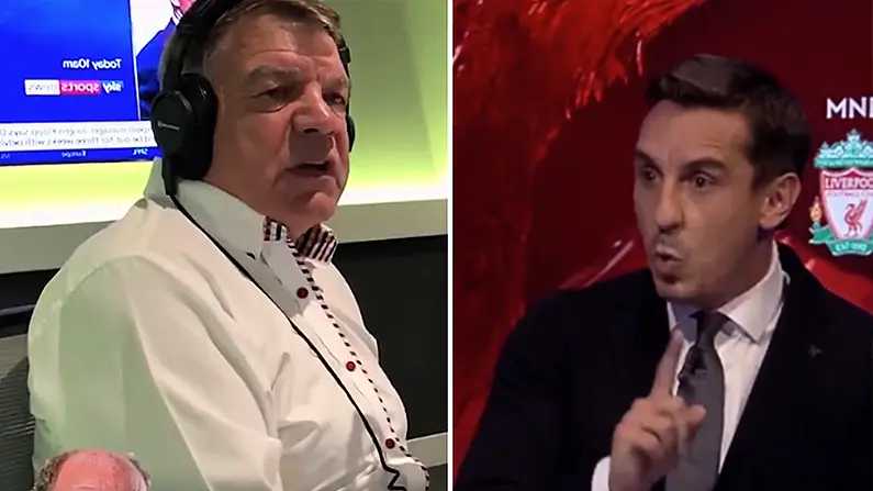 Big Sam Responds To Gary Neville Over Unai Emery Criticism
