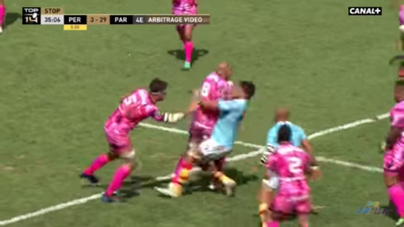 Watch: Sergio Parisse Given Shambolic Red Card In Top 14 Opener