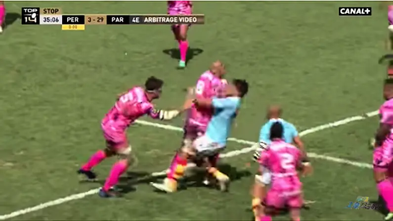 Watch: Sergio Parisse Given Shambolic Red Card In Top 14 Opener