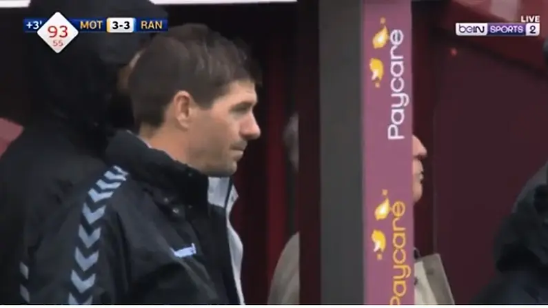 Steven Gerrard Pilloried For Naive Decision As Rangers Blow Win Against Motherwell