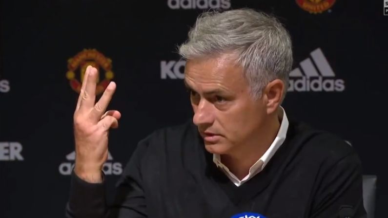 Watch: Furious Jose Mourinho Storms Out Of Press Conference After Spurs Defeat